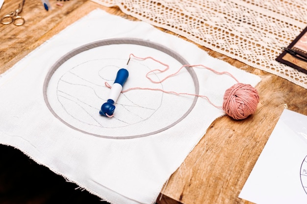 etapy pracy nad haftem